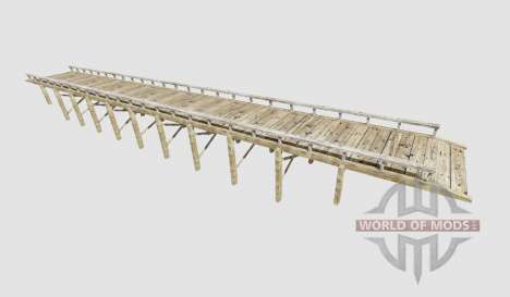 Wooden bridge для Farming Simulator 2015