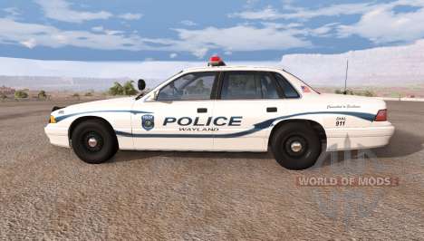 Gavril Grand Marshall wayland police v2.0 для BeamNG Drive