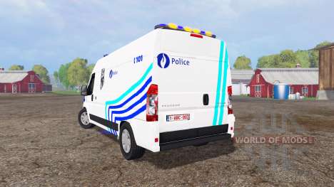 Peugeot Boxer Police v1.1 для Farming Simulator 2015