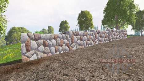 Stone wall v2.0 для Farming Simulator 2015