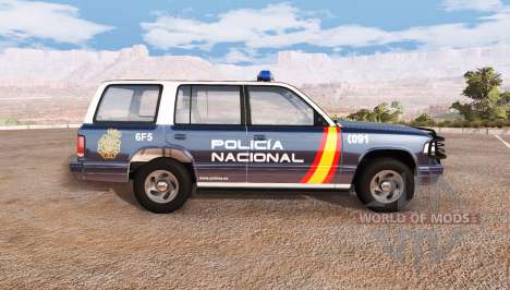 Gavril Roamer spanish police v3.2 для BeamNG Drive