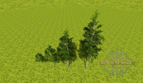 Forestry trees для Farming Simulator 2015