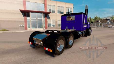 Скин Purple Rain на тягач Peterbilt 389 для American Truck Simulator