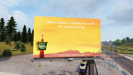 Real billboards v2.0 для American Truck Simulator