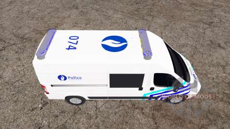 Peugeot Boxer Police vitre v1.1 для Farming Simulator 2015