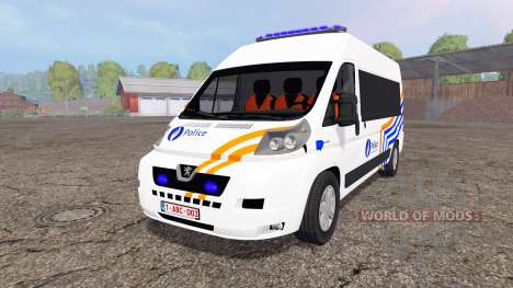 Peugeot Boxer Police vitre для Farming Simulator 2015