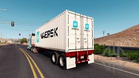 Cheetah container chassis для American Truck Simulator