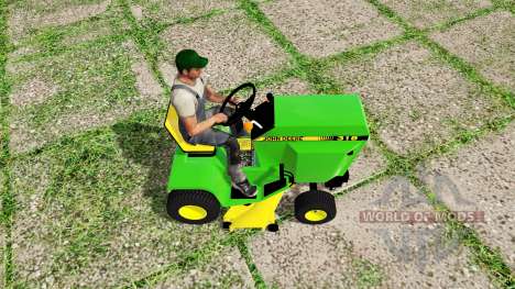 John Deere 318 mower для Farming Simulator 2017