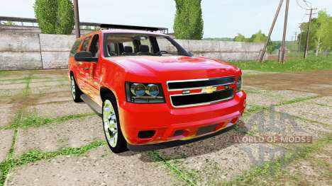 Chevrolet Suburban fire department для Farming Simulator 2017
