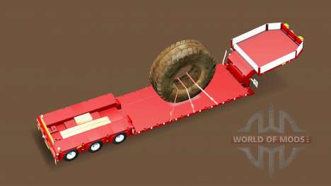 Trailer Doll Vario with big wheel для Euro Truck Simulator 2