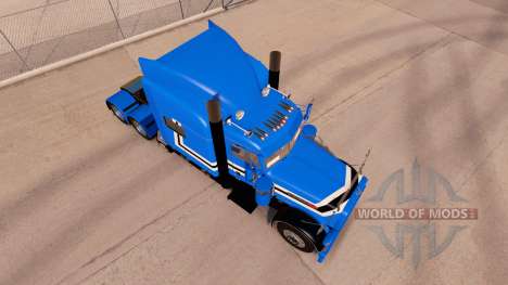 Скин Stripes lines на тягач Peterbilt 389 для American Truck Simulator