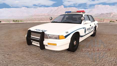 Gavril Grand Marshall wayland police v2.0 для BeamNG Drive