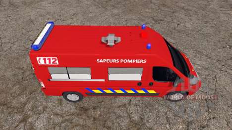 Peugeot Boxer sapeurs-pompiers для Farming Simulator 2015