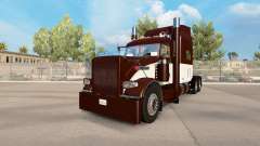 Скин Cream & Brown на тягач Peterbilt 389 для American Truck Simulator