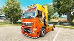 Скин Pirates of the Caribbean на тягач Volvo для Euro Truck Simulator 2