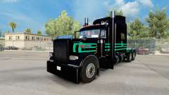 Скин Mint Green & Black на Peterbilt 389 для American Truck Simulator