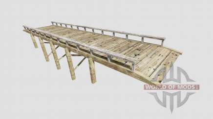 Wooden bridge для Farming Simulator 2015