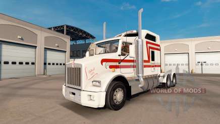 Скин Trans-Scotti на тягач Kenworth T800 для American Truck Simulator