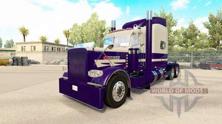 Скин Purple Run на тягач Peterbilt 389 для American Truck Simulator
