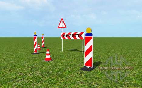 Traffic barrier v1.1 для Farming Simulator 2015