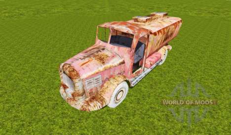 Oil truck damaged для Farming Simulator 2015