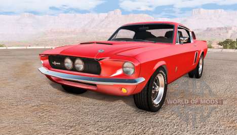 Ford Mustang Shelby GT500 для BeamNG Drive