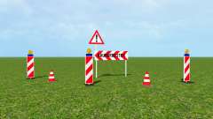 Traffic barrier v1.1 для Farming Simulator 2015