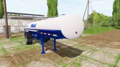 Milk tank semitrailer для Farming Simulator 2017