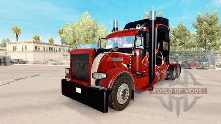 Скин Wood на тягач Peterbilt 389 для American Truck Simulator