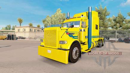 Скин Blue streak на тягач Peterbilt 389 для American Truck Simulator