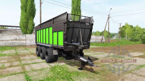 JOSKIN DRAKKAR 8600 black and green для Farming Simulator 2017