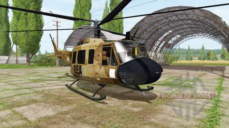Bell UH-1D skycrane для Farming Simulator 2017