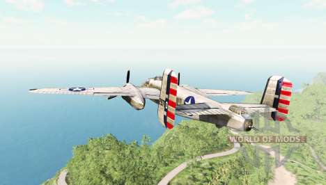 North American B-25 Mitchell v5.3.1 для BeamNG Drive