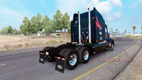 Скин M.and.A Trucking на тягач Peterbilt 579 для American Truck Simulator