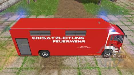 MAN TGS Feuerwehr-Einsatzleitung для Farming Simulator 2017