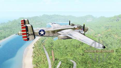 North American B-25 Mitchell v5.3.1 для BeamNG Drive