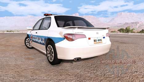 Hirochi Sunburst полиција v1.8 для BeamNG Drive