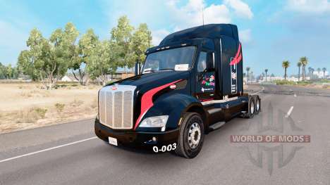 Скин M.and.A Trucking на тягач Peterbilt 579 для American Truck Simulator