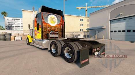 Скин New Mexico на тягач Kenworth W900 для American Truck Simulator