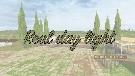 Real day light v1.1 для Farming Simulator 2017