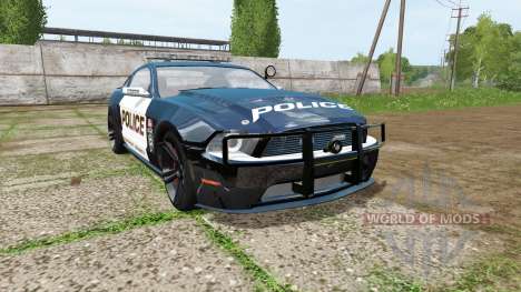 Ford Mustang Shelby GT Seacrest County Police для Farming Simulator 2017