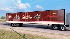 Indian Motorcycles box trailer для American Truck Simulator