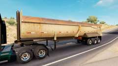 Rusty dumps trailer для American Truck Simulator