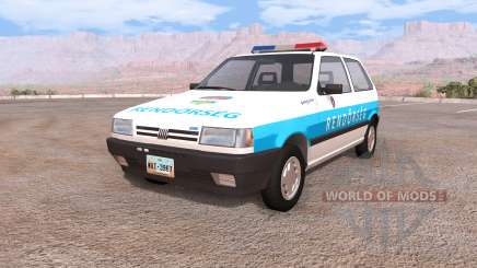 Fiat Uno hungarian police для BeamNG Drive