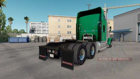 Скин Clay Green на тягач Kenworth W900 для American Truck Simulator