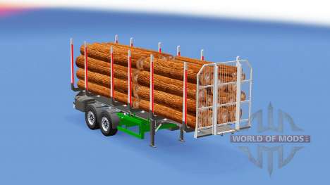 Small log trailer для Euro Truck Simulator 2