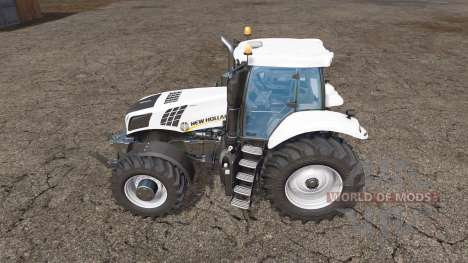 New Holland T8.435 white v1.1 для Farming Simulator 2015