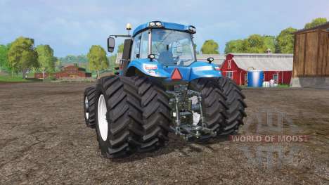 New Holland T8.320 twin wheels для Farming Simulator 2015