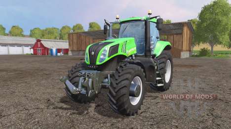 New Holland T8.435 green для Farming Simulator 2015