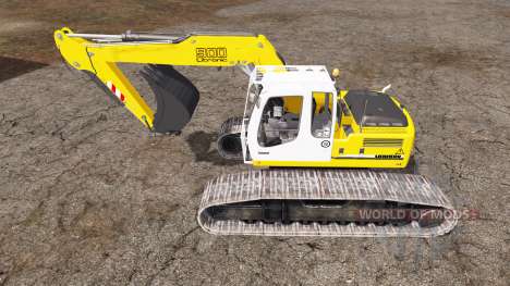 Liebherr A 900 C Litronic crawler для Farming Simulator 2015